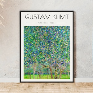 Gustav Klimt Pear Tree Poster, Pear Tree - Premium Giclée Art Print of Classic Painting
