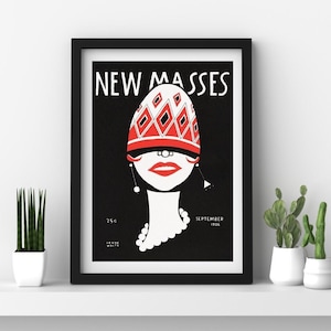 New Masses Frank Walts New Masses by Frank Walts、家の装飾、ウォール アート、フランク ウォルツのポスター、ウォール アート