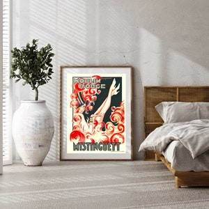 SPECTACLE MISTINGUETT Rf0527 - POSTER HQ 40x60cm d'une AFFICHE VINTAGE