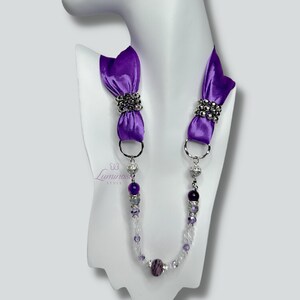 Multi-Use Silk Necklace. Md1118