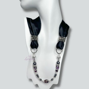 Multi-Use Silk Necklace. Md1132