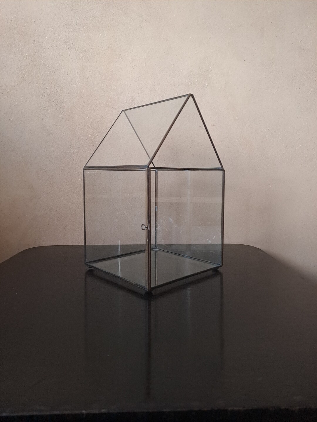 Vintage Glass and Copper Display Cabinet/house With Latched Door - Etsy