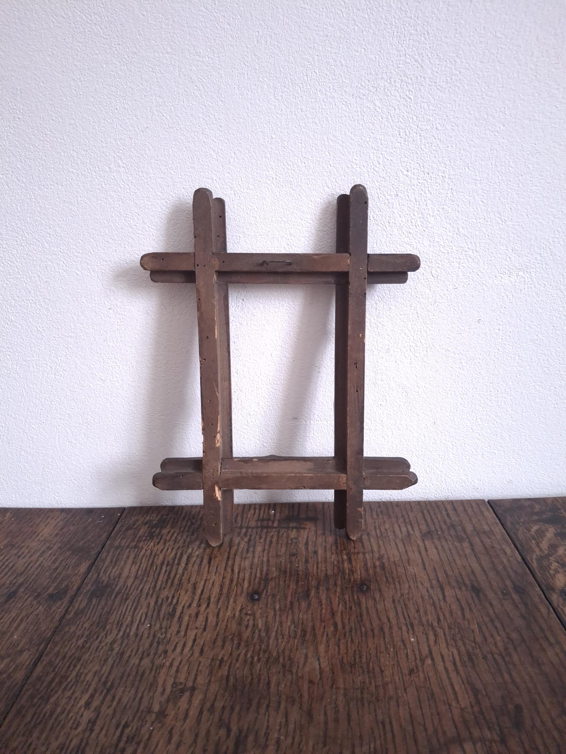Traditional Frames Antique Carved Wooden Picture Frame in Folk Art Style - Etsy