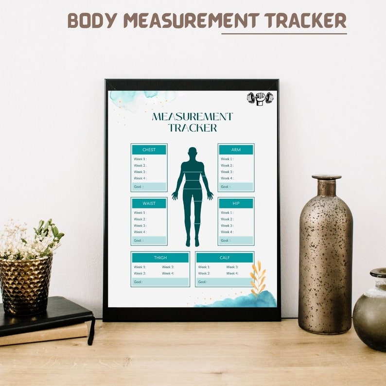 Printable Measurements Tracker | Male and Female Body Measurement ...