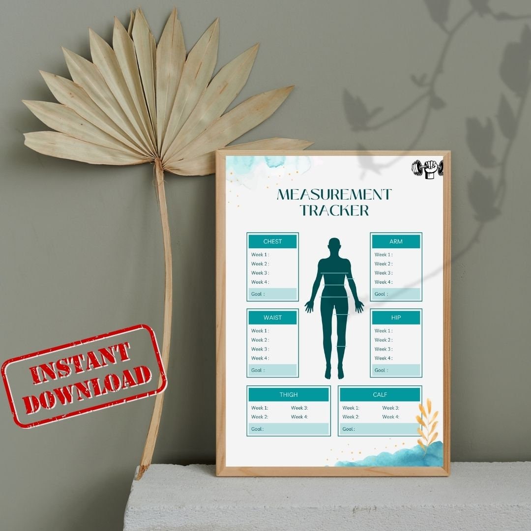 Printable Measurements Tracker | Male and Female Body Measurement ...