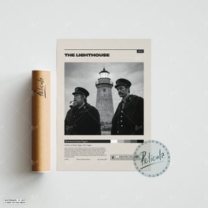 The Lighthouse | Robert Eggers | Minimalist Movie Poster | Vintage Retro Art Print | Custom Poster | Wall Art Print | Home decor