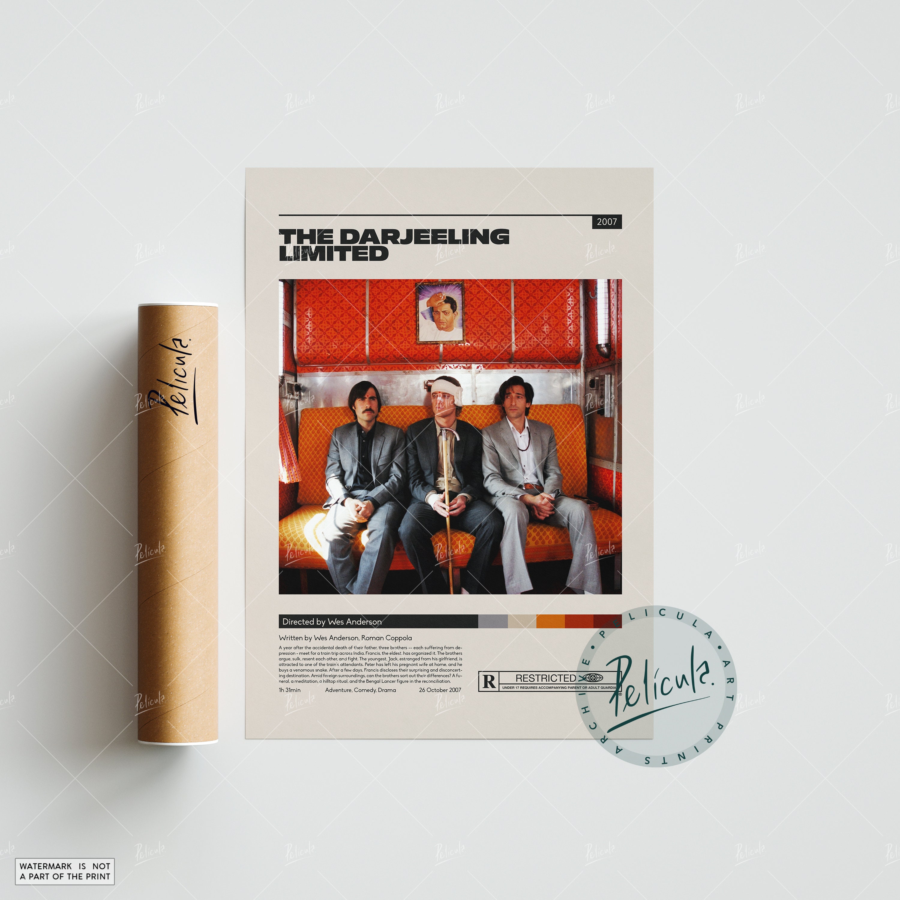 The Darjeeling Limited Luggage Collection Mounted Print for Sale by  Gothicrelics