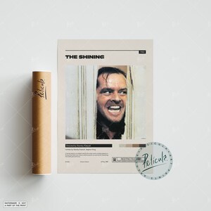 The Shining | Stanley Kubrick | Minimalist Movie Poster | Vintage Retro Art Print | Custom Poster | Wall Art Print | Home Decor