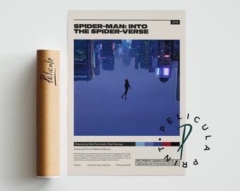 Spiderman into the spiderverse poster - Etsy México