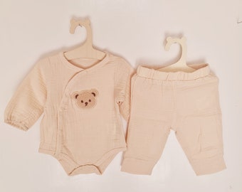 Teddy bear clothes baby girl baby boy gender neutral clothing newborn baby gift baby shower gift baby clothing set new parents gift