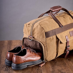 Personalisierte Reisetasche, Weekender Bag für Herren, benutzerdefinierte tragen Reisetasche, Reisegeschenke für ihn, benutzerdefinierte Ledertasche, Monogramm Reisetasche.