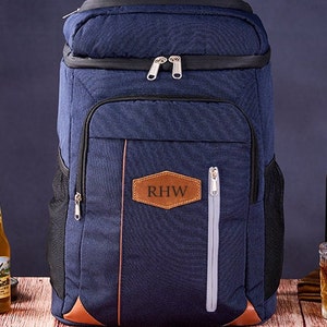 パーソナライズされたクーラー、花婿の付添人へのギフト、カスタム クーラー バックパック、断熱クーラー ビール バッグ、ハイキング クーラー バックパック、彼への父の日ギフト。