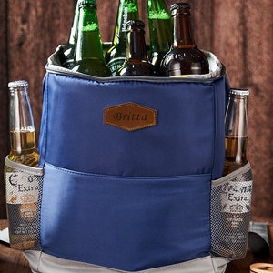 Cadeau stalknecht, gepersonaliseerde koelrugzak, geïsoleerde tas, aangepaste bierkoeler, rugzak geïsoleerd, gegraveerde rugzakkoeler, cadeaus voor hem