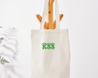 Canvas Tote Bags, Embroidery Bags, Personalized Tote Bag, Custom Tote Bag, Premium Canvas Bag, Gift For Her, Birthday Gift, Gifts For Mom.