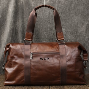 Leather Weekender Bag, Leather Duffel Bag, Overnight Bag, Leather Holdall, Handmade Personalized Leather Duffle Bag, Large Travel Bag