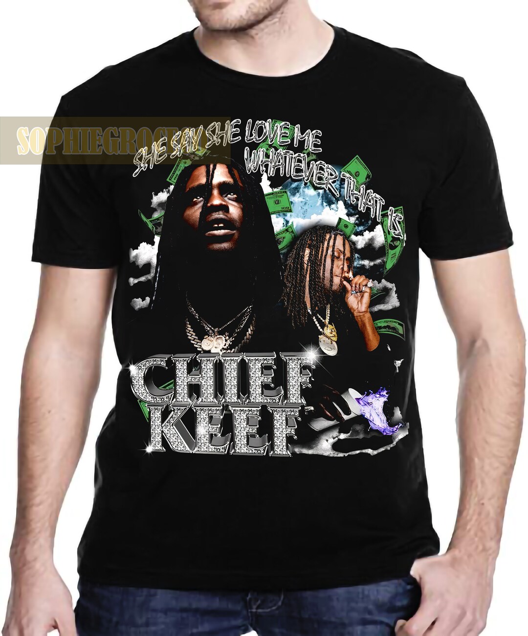 Chief Keef 90s Tshirt Chief Keef Vintage Graphic Sweatshirt - Etsy