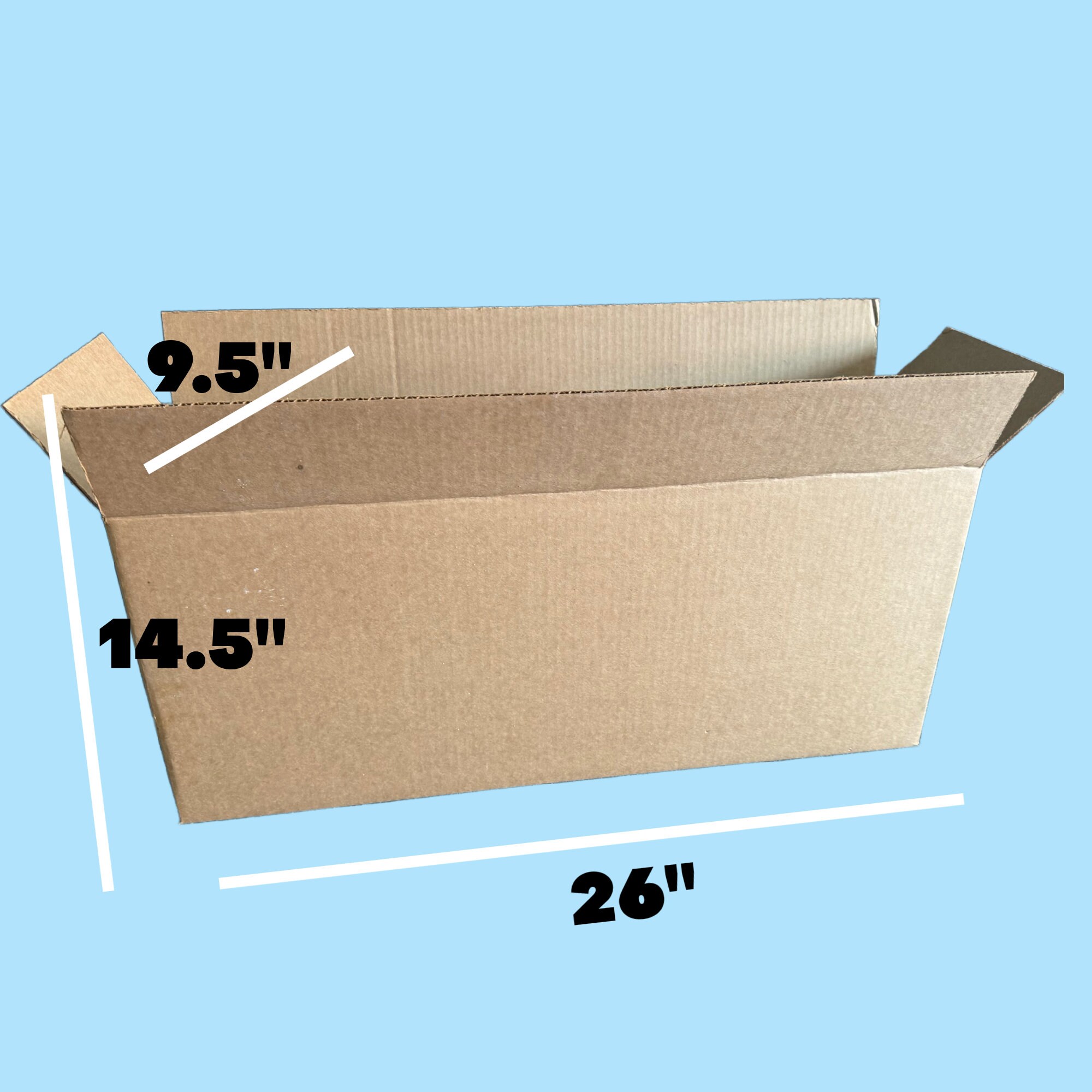 50 Pack White Corrugated Shipping Mailer Small Packaging Packing Boxes 4x3x2”