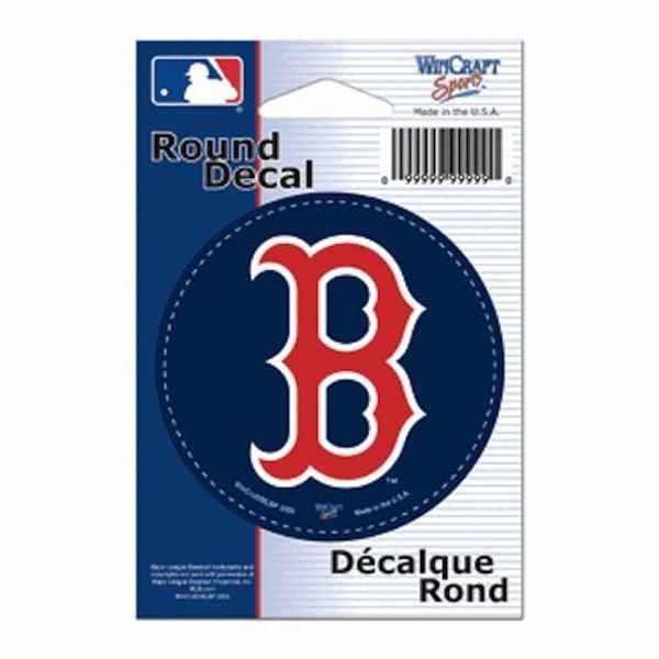 Boston Red Sox 3" Round Decal New Free Shipping
