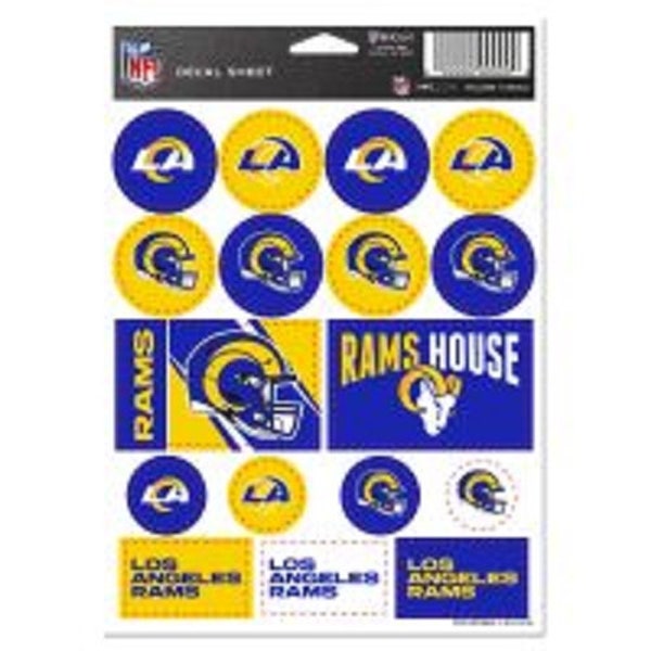 Los Angeles Rams 5 x 7 sticker stickervel gratis verzending