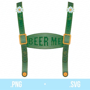 Pantalones de cuero Edelweiss de Halloween de Oktoberfest SVG para imprimir, gráfico divertido, regalo para amantes de la cerveza, regalo para despedida de soltero