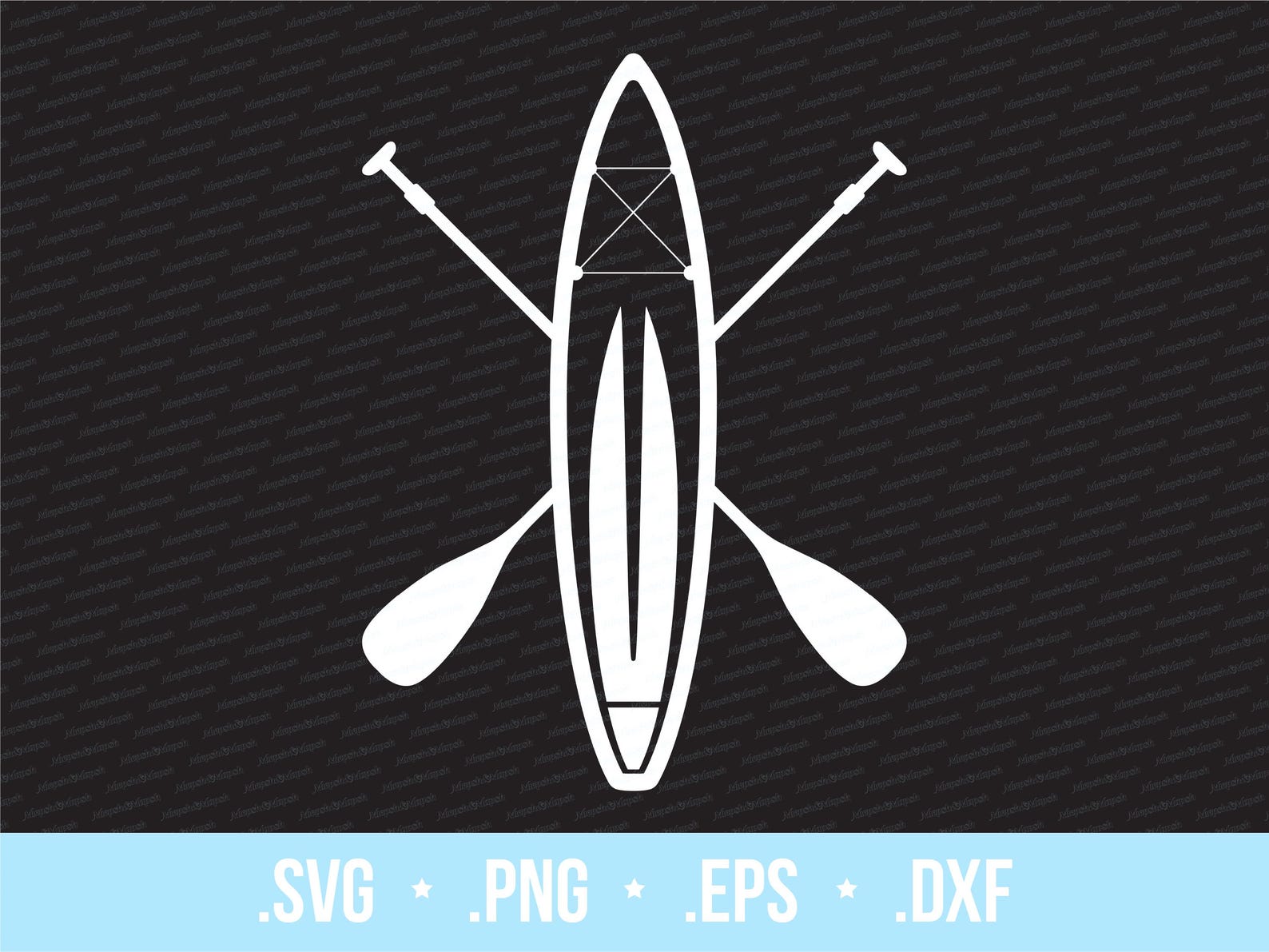 Stand up Paddle Board SVG: SUP Vector Artwork, Print & Vinyl Cut ...