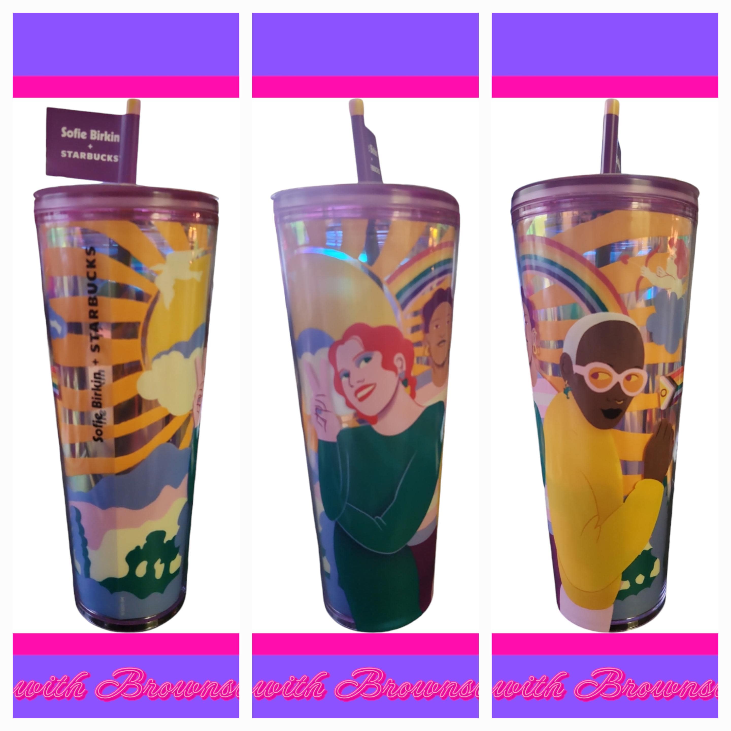 NEW 2024 Sofie Birkin Starbucks PRIDE Summer Cup Tumblers