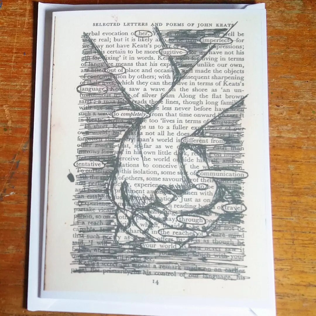 Blackout Poetry - Etsy