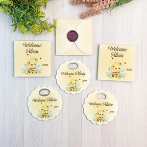 Personalized Baby Shower Gift Magnet Bottle Opener Baby Shower Favors Baptism Magnet Customized Baby Shower Baby Shower Gifts Birthday Event