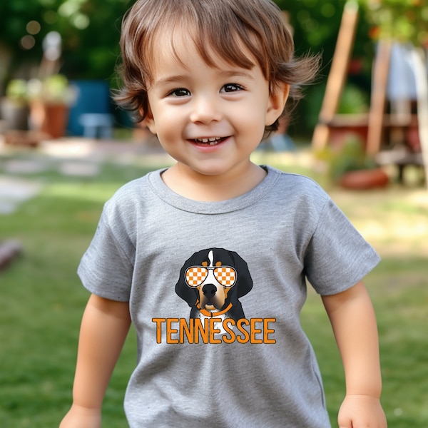 Tennessee White Smocked Baby/Boys Tee main image 0