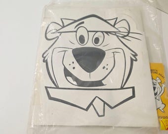 ヴィンテージ 1996年 アービーズ ヨギベア カートゥーンネットワーク マスクセット クレヨン付き 未開封 新品