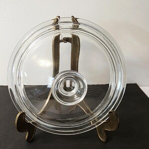 Tapa de repuesto redonda de vidrio Pyrex P-68-C A-33 vintage SOLAMENTE