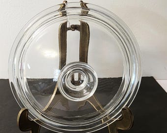 Coperchio di ricambio in vetro rotondo Pyrex P-68-C A-33 vintage, solo per la versione vintage.