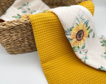 Waffel Musselin Babydecke, Bio Swaddle