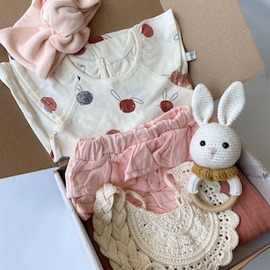 Baby Girl Gift Box, Newborn Gift Set, Welcome Baby Gift, Gift For Baby Girl