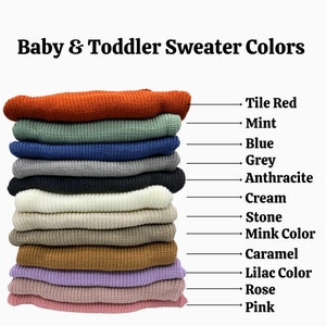 Pull pour tout-petit Pull pour tout-petit Pull en tricot pour bébé Pull pour enfant image 9