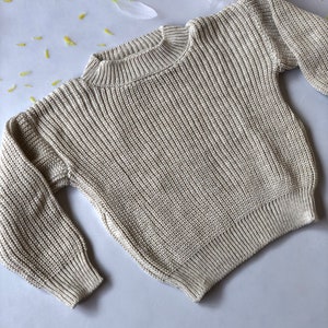Pull pour tout-petit Pull pour tout-petit Pull en tricot pour bébé Pull pour enfant image 5
