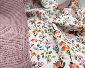 Waffel Musselin Babydecke, Bio Swaddle