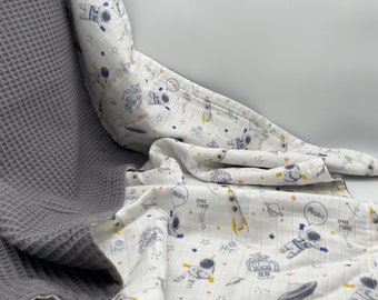 Waffel Musselin Babydecke, Bio Swaddle