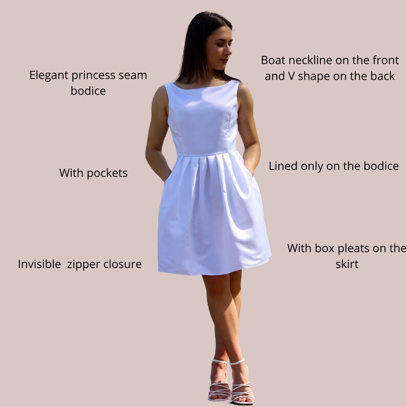 Easy Short Elegant Summer Dress Sewing Pattern Dress With Pockets easy-short-elegant-summer-dress-sewing-pattern-dress-with-pockets