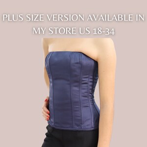 Long Multi Panel Corset Sewing Pattern, Strapless Bustier Top Pdf ...