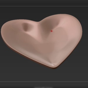 Heart Tray,3D STL Model for CNC 3d stl model for 3dprinter
