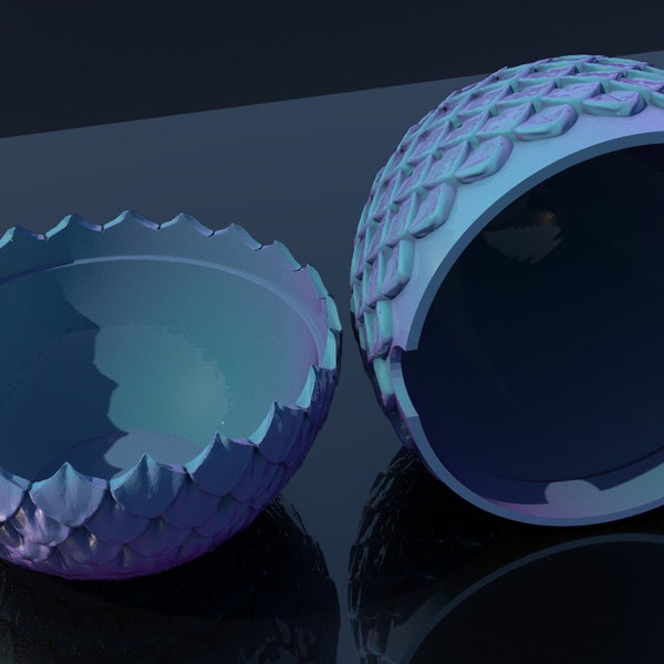 jewelry box, Dragon Egg box,file stl, 3D Model for CNC and 3d printer