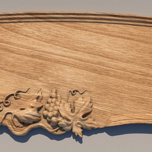 Vine pattern Tray,file stl, 3D Model for CNC and 3d printer