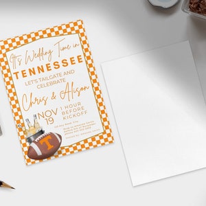 Tennessee Vols Wedding Shower Invite