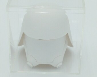 SNOWTROOPER Helmet Miniature Collectible 3" W/Display case 3d printed
