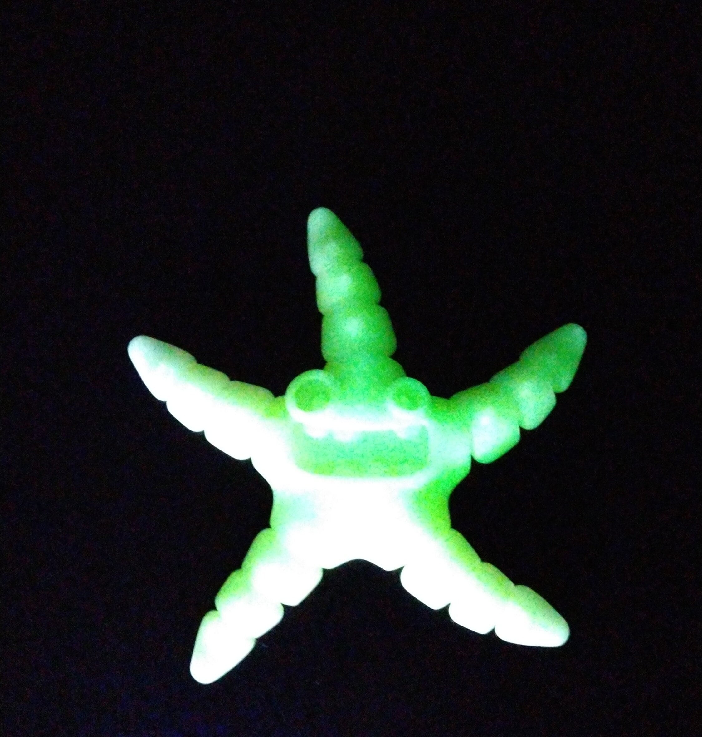 Goofy Starfish Flexi Articulated Figure Glow in Dark 5