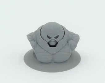 JUGGERNAUT BUST STATUE Gray 3D Printed