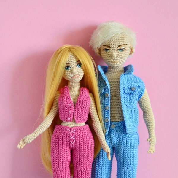 Patron 2023 poupées rochet femme et homme + vêtements (tenue femme et homme)