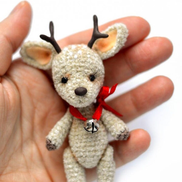 crochet pattern Christmas deer