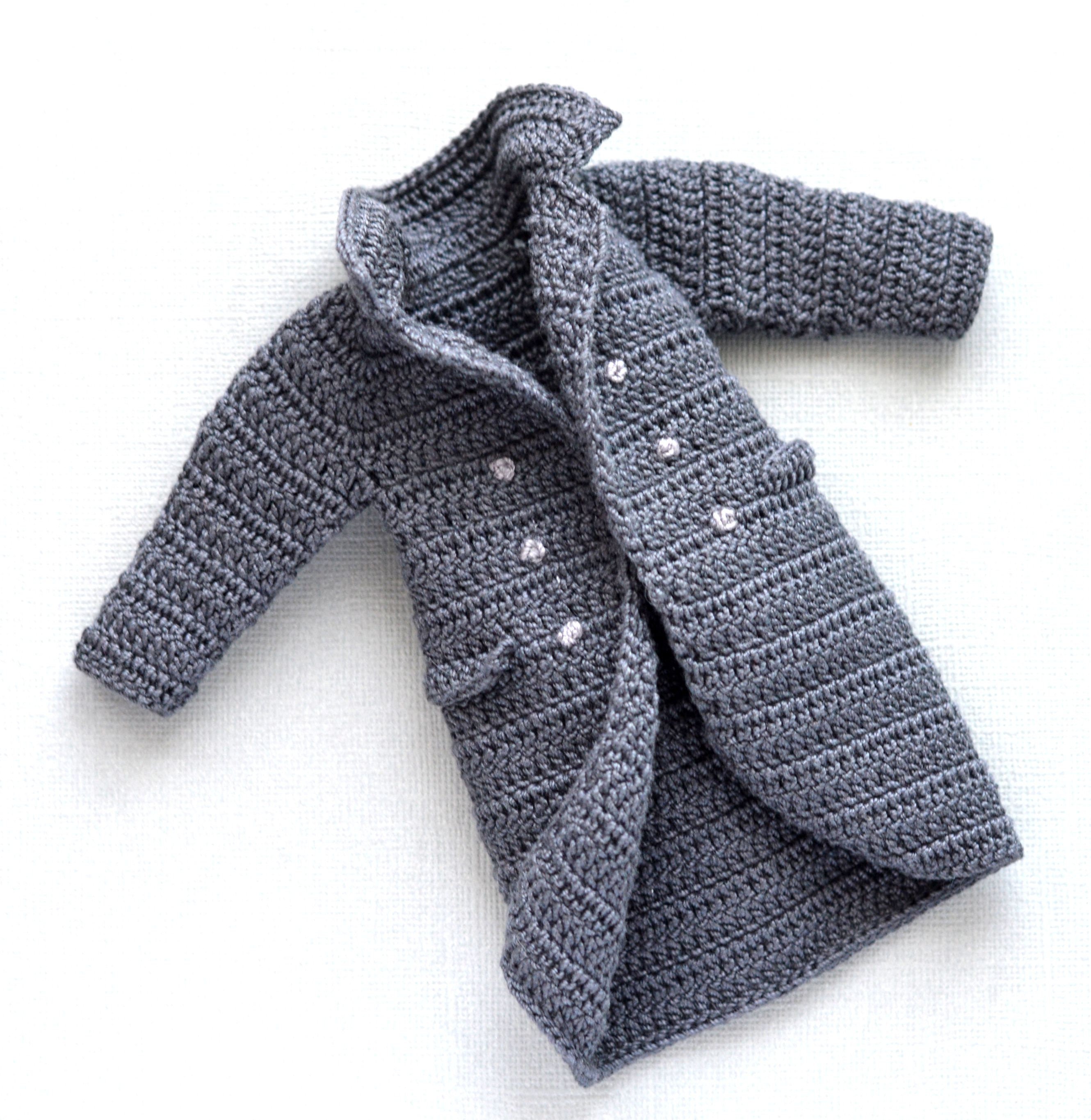 Doll Coat Crochet Pattern - Etsy